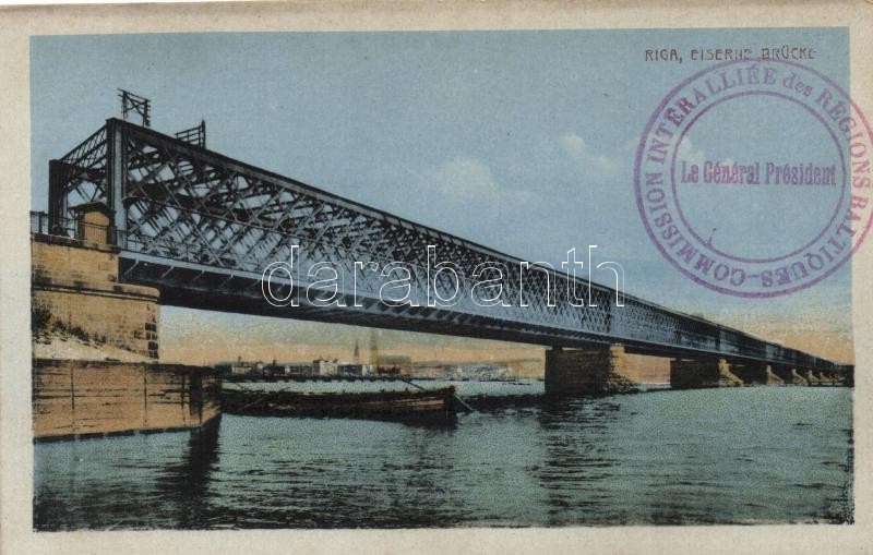 Riga, Eiserne Brücke / iron bridge