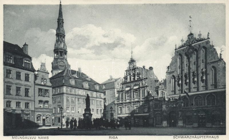 Riga, Melngalvju Nams / Schwarzhäupterhaus