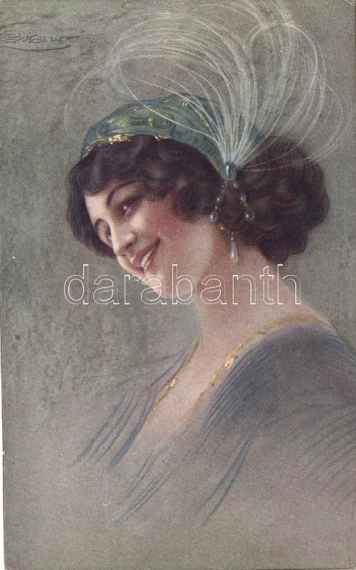 Italian art postcard B.K.W.I. 702-6. s: G. Guerzoni