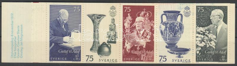 King Gustav Adolf VI. stamp-booklet, VI. Gusztáv Adolf király bélyegfüzet