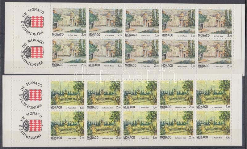 Monaco landscapes stampbooklet, Monacói tájak bélyegfüzetek