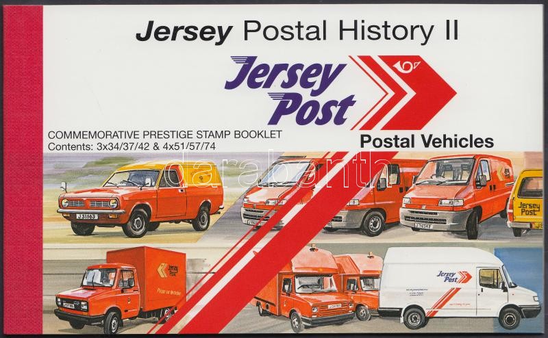 Postatörténet (II): postai járművek bélyegfüzet, Postal History (II): postal vehicles stampbooklet