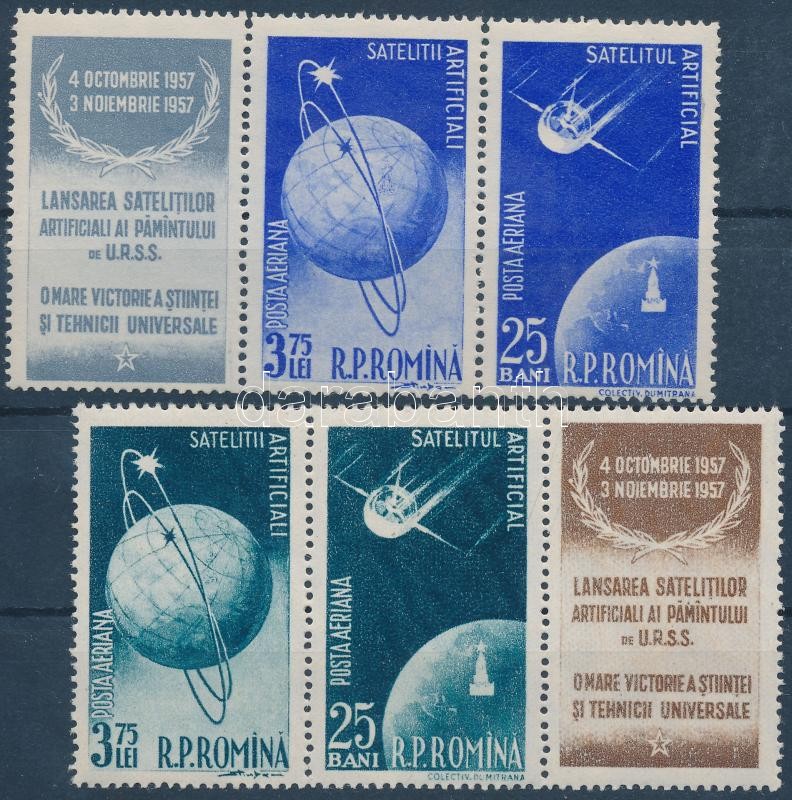 The first two Soviet satellites 2 stripes of 3, Az első kettő szovjet műhold 2 hármascsík