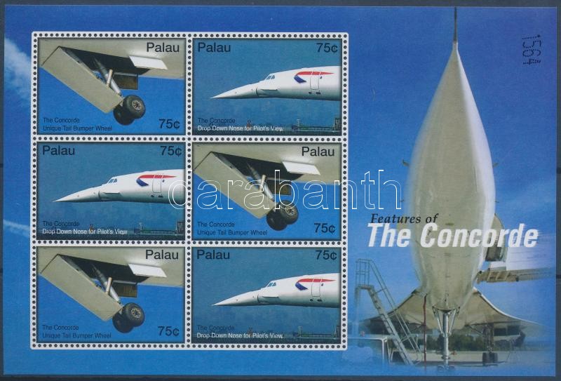 Concorde kisív, Concorde minisheet