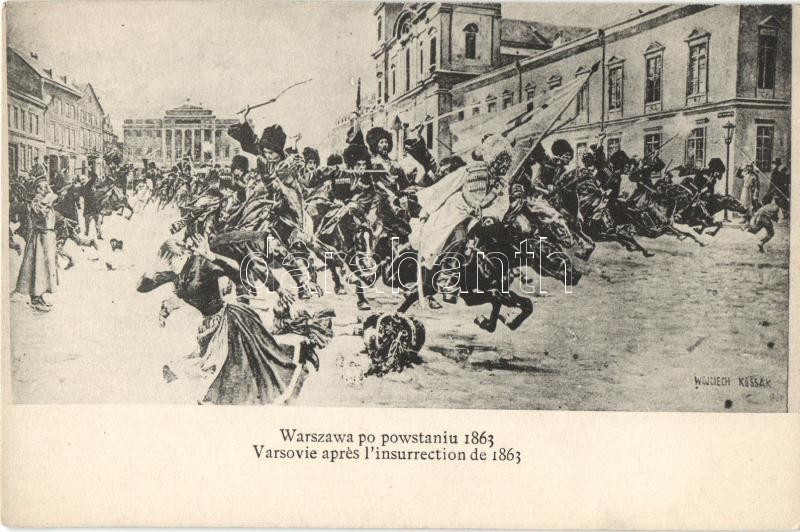 1863 Warsaw, Warszawa; po powstaniu / after the uprising s: W. Kossak