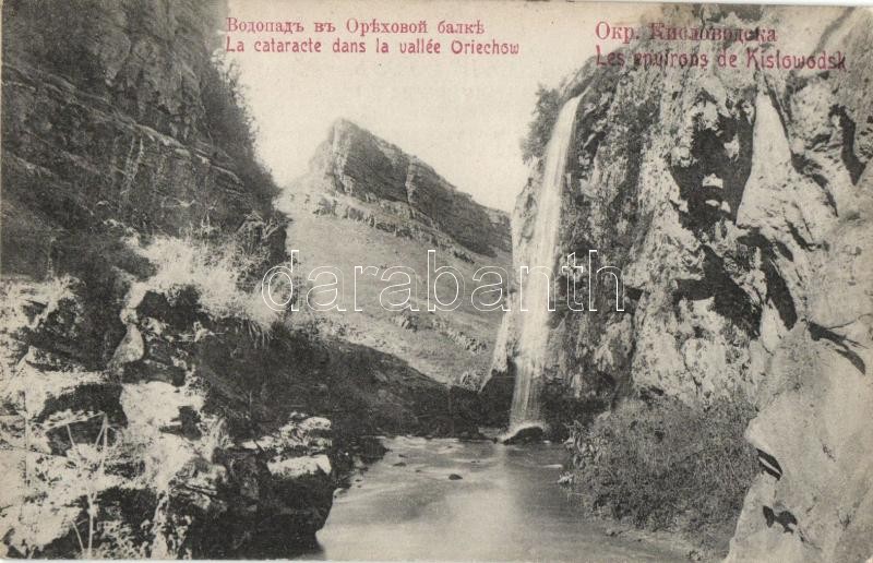 Kislovodsk, Oriechow valley, waterfall