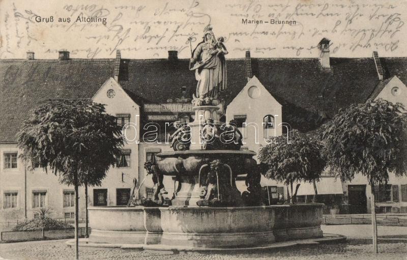 Altötting, Marien Brunnen / fountain