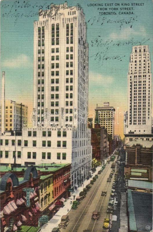 Toronto, looking east on King Street from York street