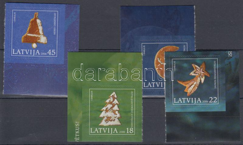 Karácsony ívsarki öntapadós sor, Christmas corner self-adhesive set