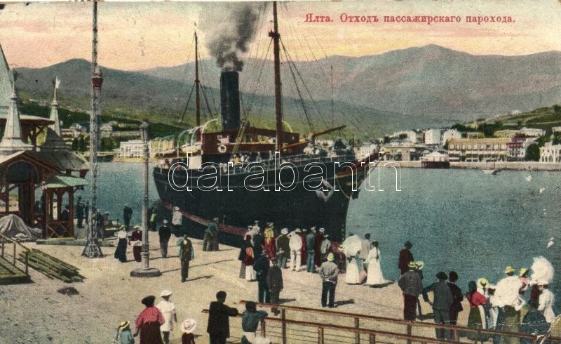 Yalta, port, steamship