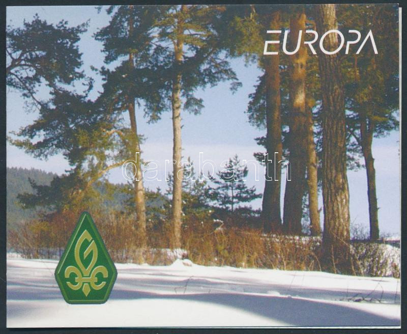 Europe CEPT Centenary of the Scout Movement stampbooklet, Europa CEPT 100 éves a cserkészmozgalom bélyegfüzet