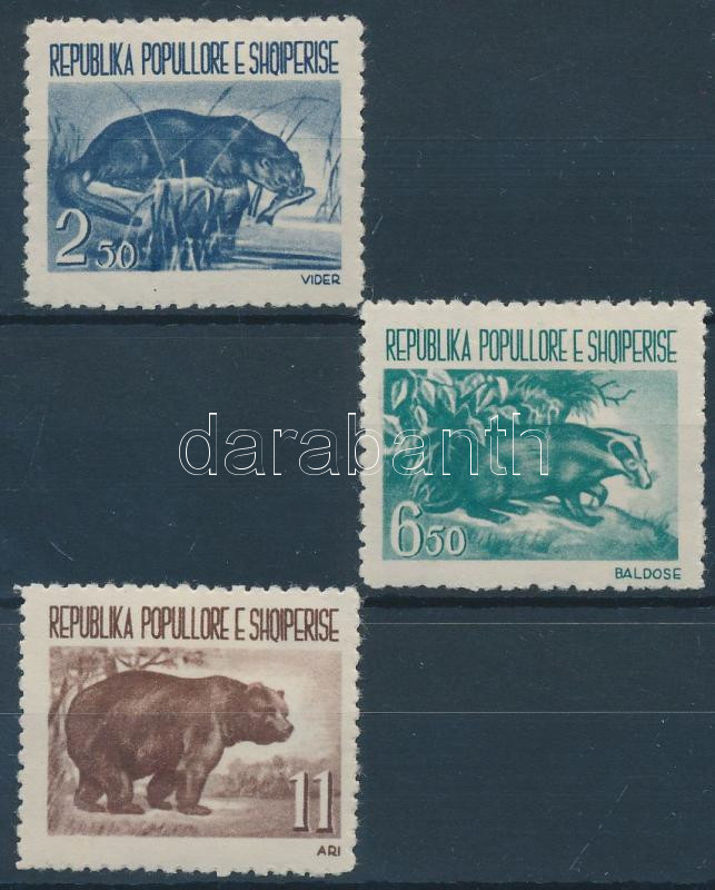 Animals set, Állatok sor