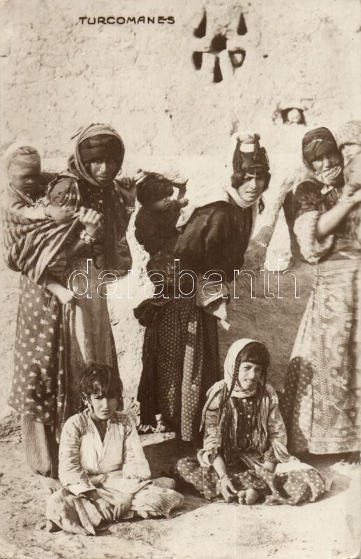 Turcomanes folklore / Turkmen folklore, mothers with children, Türkmén folklór, anyák gyermekeikkel
