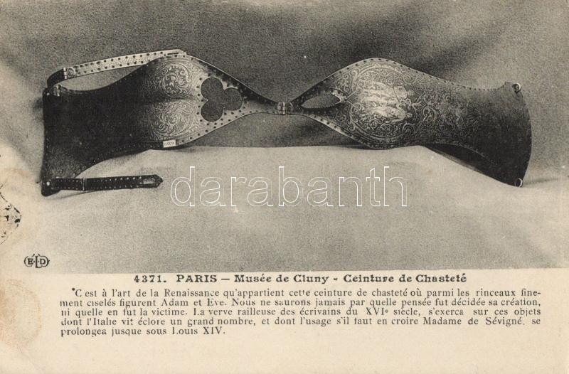 Paris, Cluny Museum, chastity belt