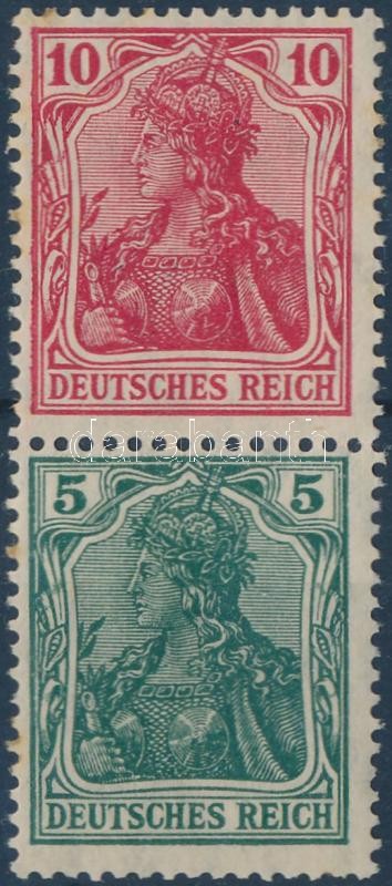 Germania stamp booklet pane, Germania füzetösszefüggés