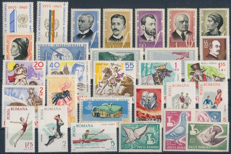29 db bélyeg, közte teljes sorokkal, 29 stamps, with complete sets