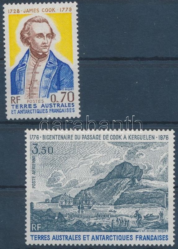 Bicentenary of James Cook discovered the Kerguelen Islands set, 200 éve fedezte fel James Cook a Kerguelen-szigeteket sor