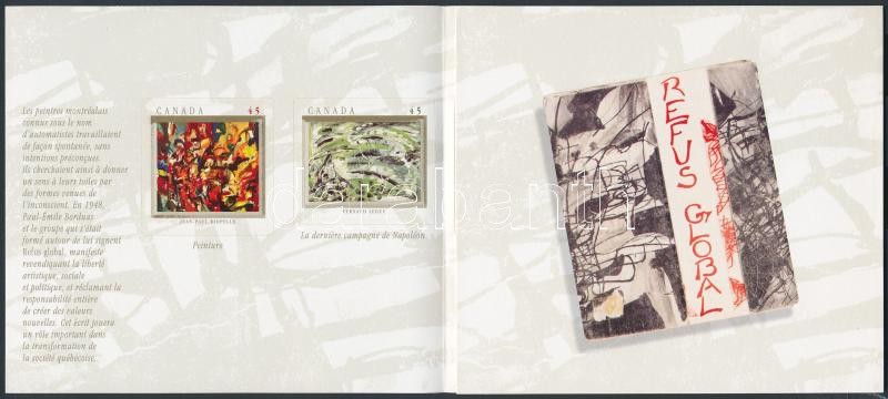 Paintings stamp-booklet, Festmények bélyegfüzet