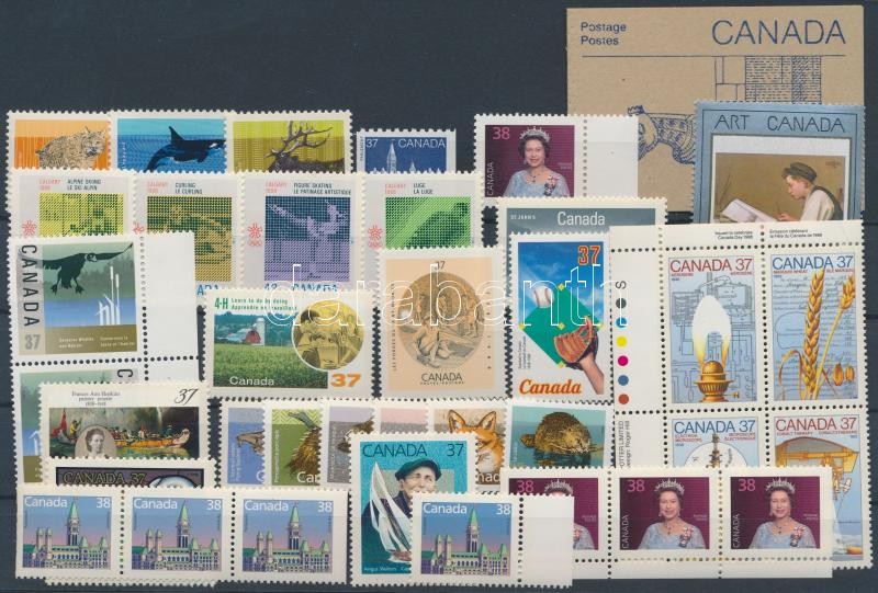 36 diff. stamps + 1 stamp-booklet, 36 klf bélyeg + 1 bélyegfüzet