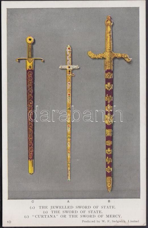 The jewelled sword of state, the sword of state, 'Curtana' or the sword of mercy, Brit állami kardok, 'Curtana' koronázási kard