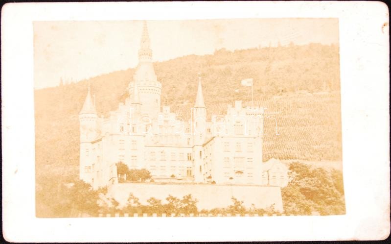 cca 1890 Ahrenfels keményhátú fotó 9x11 cm, cca 1890 Germany Ahrenfels photo 9x11 cm