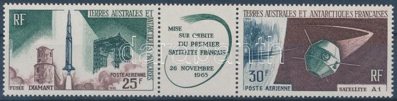 Első francia műhold hármascsík, First French satellite stripe of 3