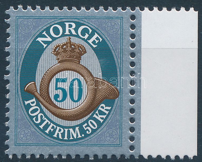 Definitive margin stamp, Forgalmi ívszéli