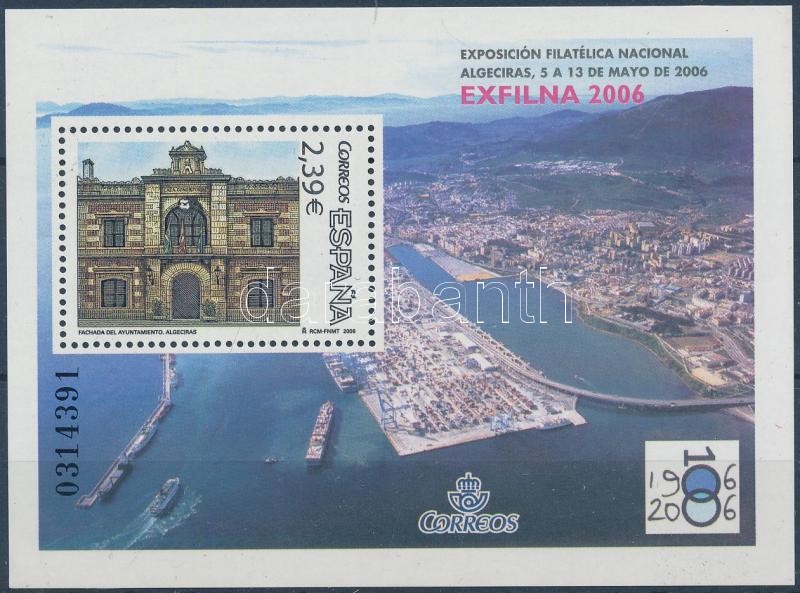 EXFILNA'06 Stamp Exhibition block, EXFILNA'06 Bélyegkiállítás blokk