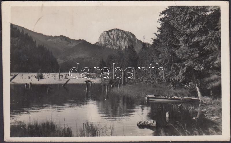 Gyilkos-tó, Marta csónak, Muntii Giurgeu, lake, boat