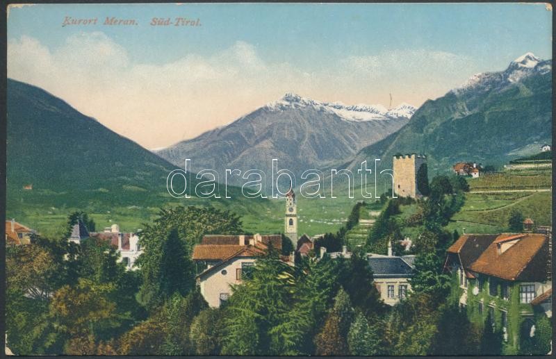 Merano, Meran / mountain, view, church