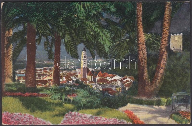 Merano, Meran; / view, vegetation, church