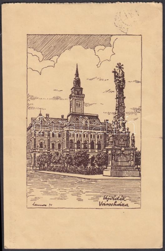 Novi Sad, town hall s: Lamoss, Újvidék, Városháza s: Lamoss