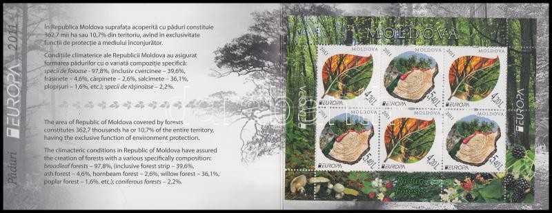 Europa CEPT Erdők bélyegfüzet, Europa CEPT Forests stamp-booklet