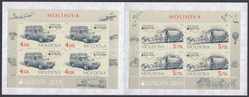 Europa CEPT Postai járművek bélyegfüzet, Europa CEPT Postal Vehicles stamp-booklet