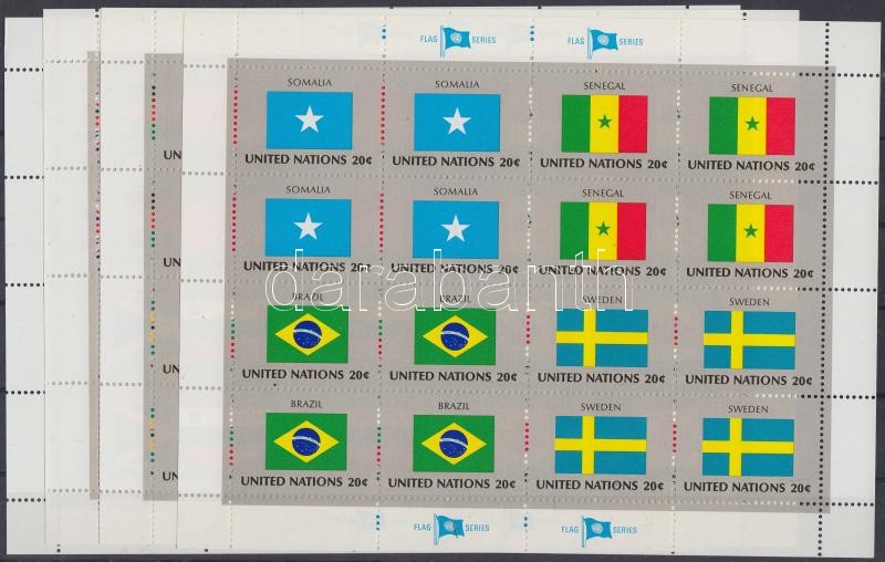 Member States flags minisheet set, Tagállamok zászlói kisívsor