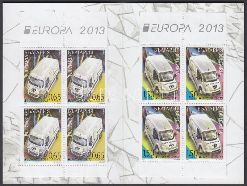 Europa CEPT Postal vehicles stampbooklet, Europa CEPT Postai járművek bélyegfüzet