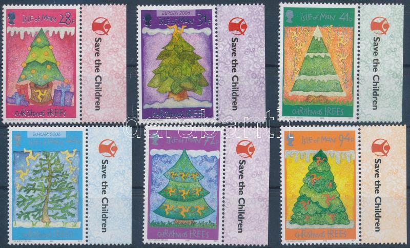 Europa CEPT Christmas Trees margin set, Europa CEPT karácsonyfák ívszéli sor