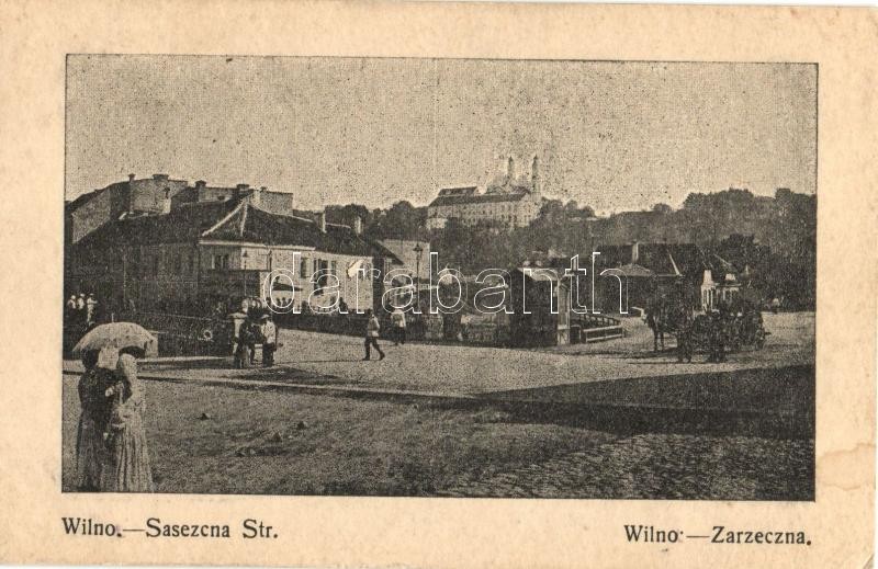 Vilnius, Wilna; Zarzeczna / Sazeczna Strasse; street