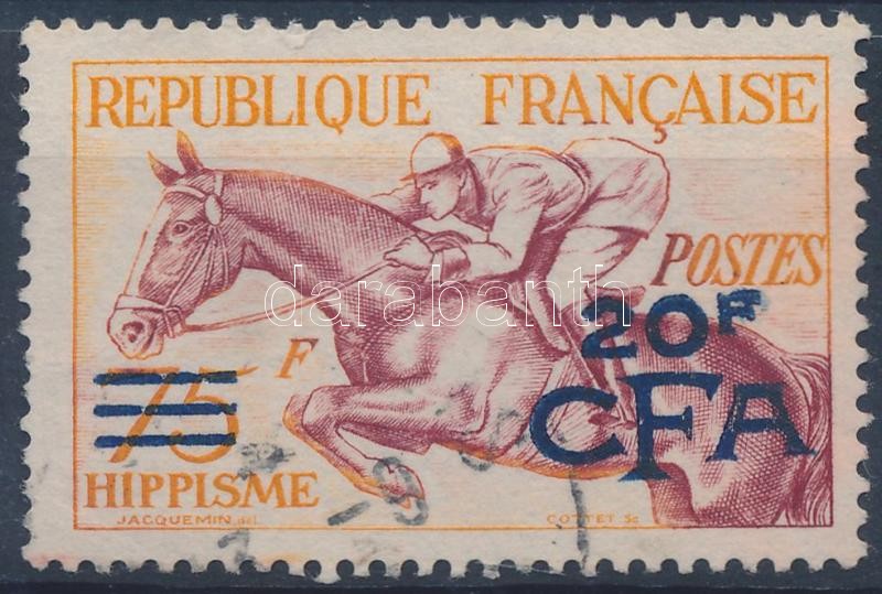 Horse Sport overprinted stamp, Lovassport felülnyomott bélyeg