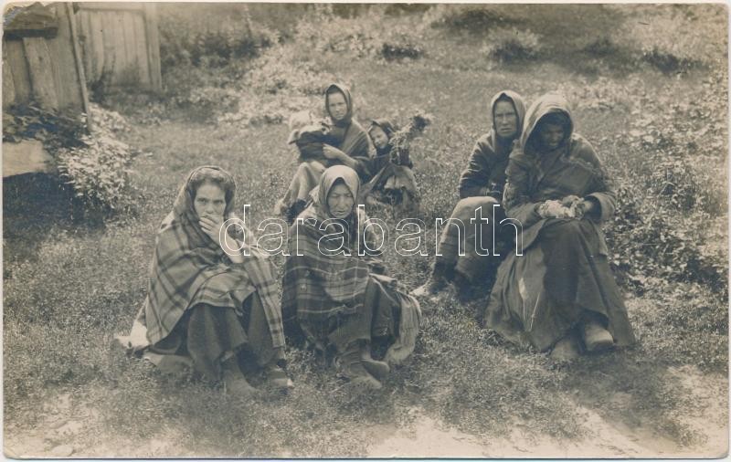 1916 Women from the Balkan, folklore, photo, 1916 Balkáni nők, folklór, fotó