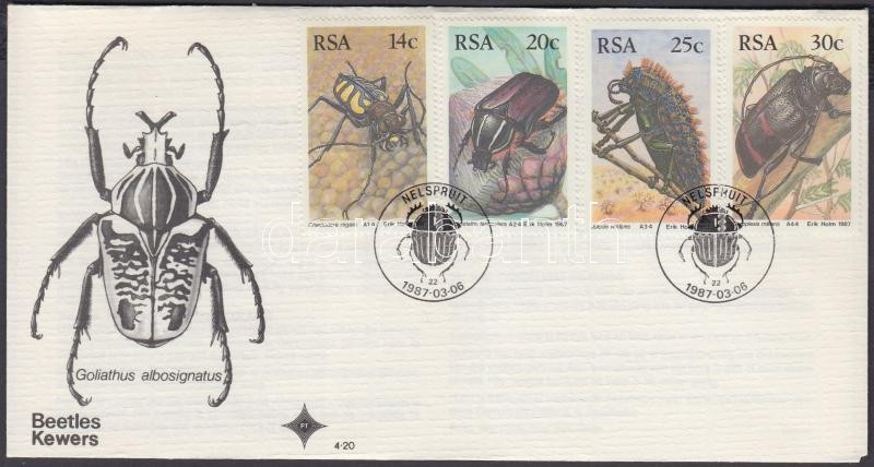 Rovarok sor FDC-n, Insects set on FDC