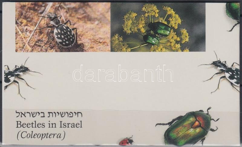Bogarak bélyegfüzet, Beetles stampbooklet