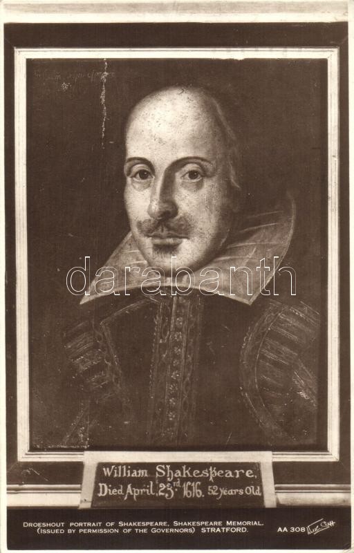 William Shakespeare s: Martin Droeshout, William Shakespeare s: Martin Droeshout