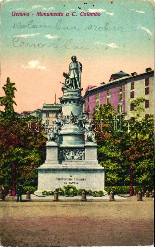 Genova, Colombus statue