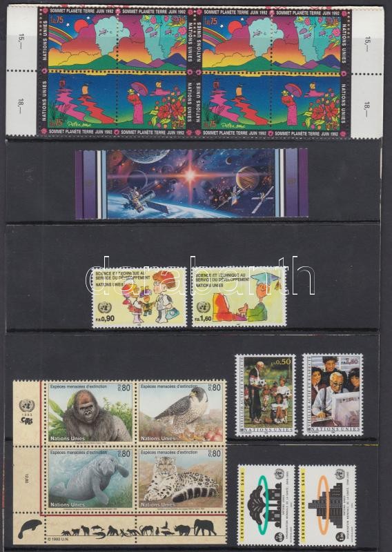 20 stamps with relations, 20 db bélyeg, közte összefüggések