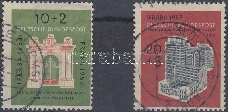 IFRABA International Stamp Exhibition set (shifted stamp picture), IFRABA nemzetközi bélyegkiállítás sor (eltolódott bélyegkép)