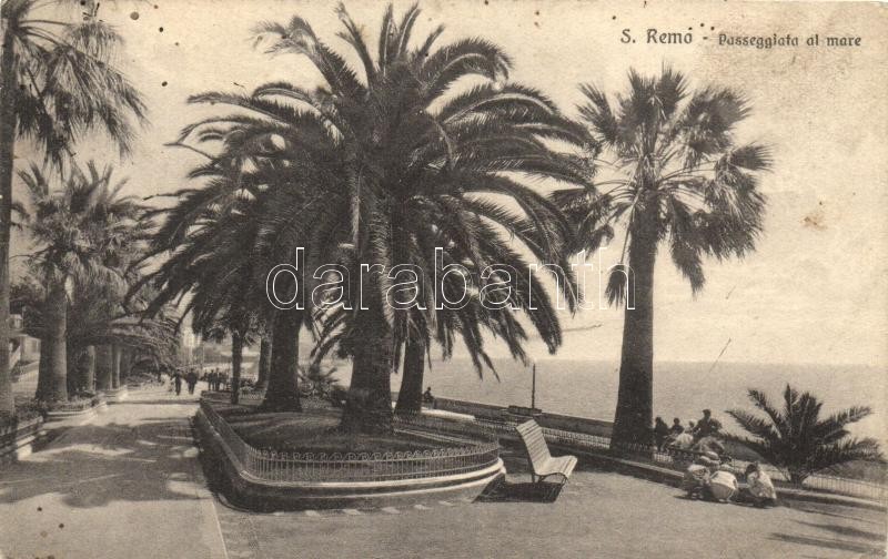 Sanremo, Passegiata al mare / promenade