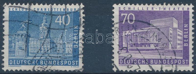 Definitive: Berlin Cityscape stamps from one set, Forgalmi: berlini városképek bélyegek egy sorból