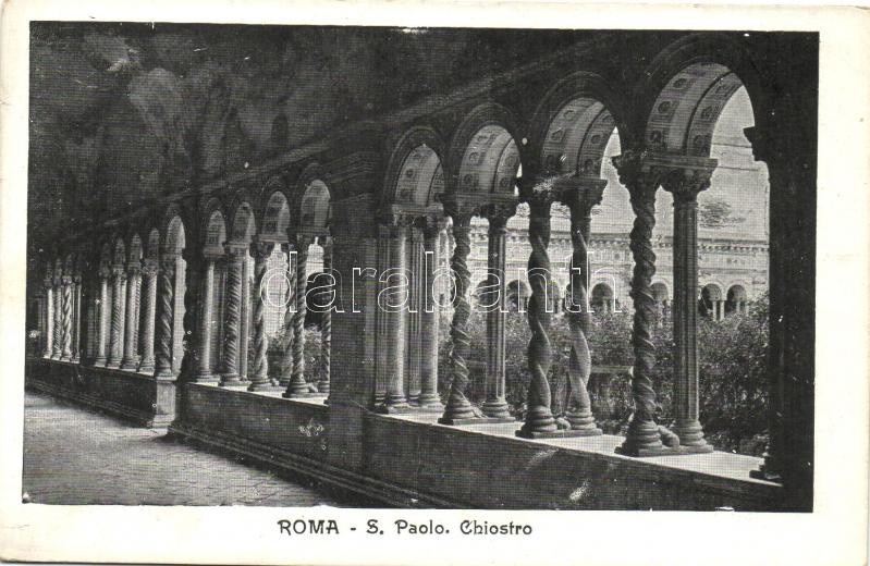 Rome, Roma; S. Paolo Chiostro / cloister