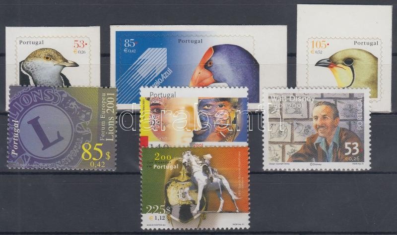 7 db bélyeg köztük öntapadós sor, 7 stamps with self-adhesive set